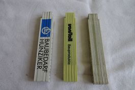 3 Stück kleine Meter ( jeweils 1 m)