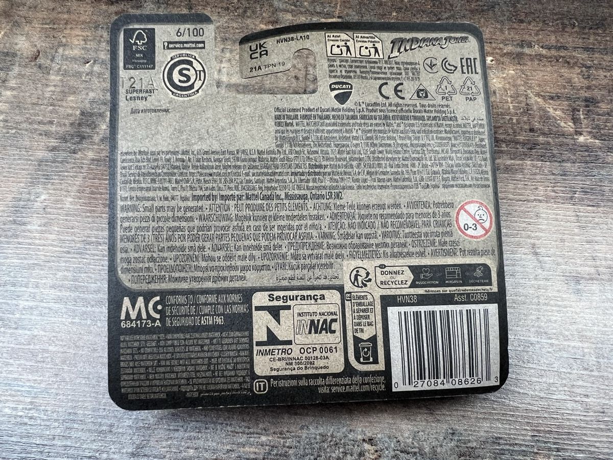Matchbox Modellautos: Matchbox Indiana Jones Ducati Scrambler 6/100 – Neu und originalverpackt aus Hallau von R.R.91 1