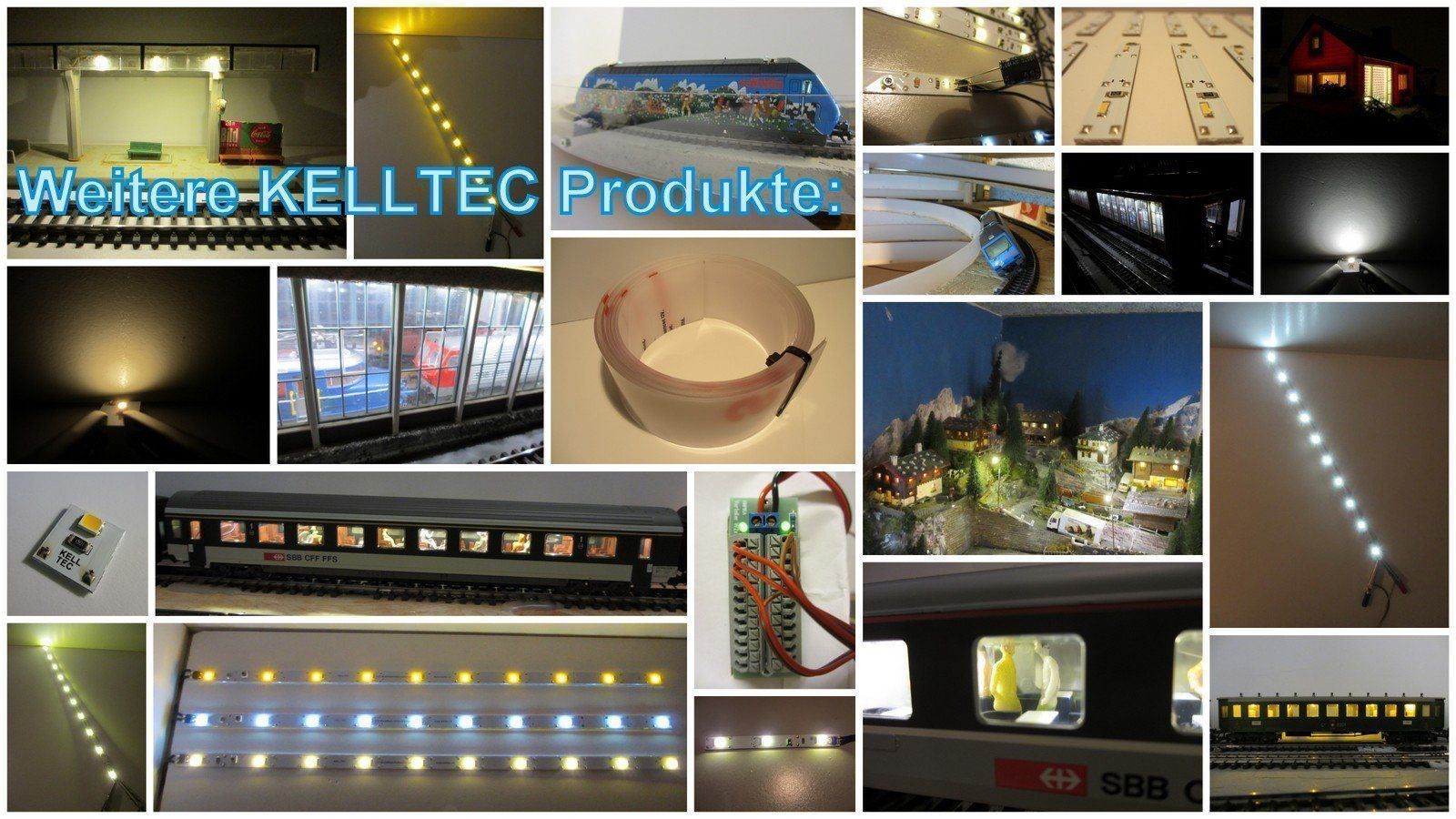Roco Modellini di ferrovie: 30 KELLTEC LED  Stäbe warmweiss dimmbar AC/DC 0-24 Volt – Nuovo e nell'imballaggio originale da Dittingen venduto da Beamsplitter 9