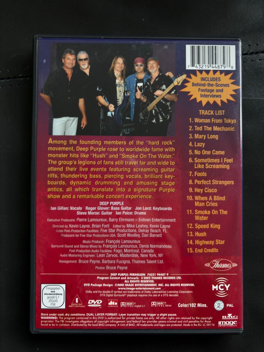 Tutti i DVDs: Deep Purple Perihelion – Usato da Hombrechtikon venduto da Dokmasa 1