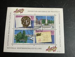 Briefmarken Ausstellung Genf 1990, Top Zustand! Schweiz!