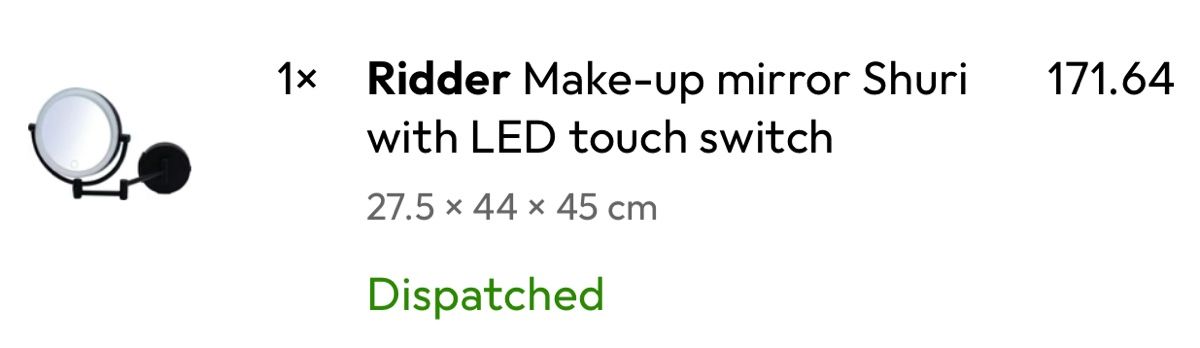 Spiegel: Ridder Shuri LED Make-up Mirror wall mounted – Neu (gemäss Beschreibung) aus Troinex von AnnaAbanin 3