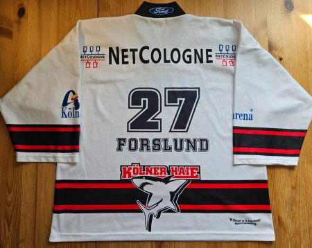 Kölner Haie Trikot #27 Tomas Forslund Gr. 3XS Eishockey Köln