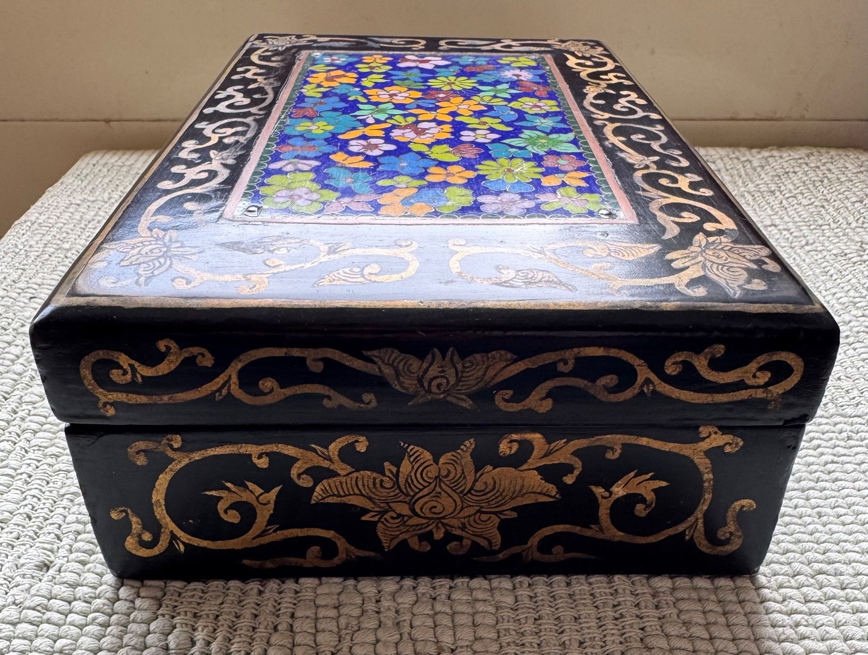 Barattoli: Antike chinesische Cloisonne Box Meiji Periode – Usato da Grabs venduto da Barbstucky 5