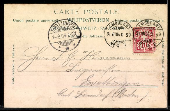 Cartoline postali: AK Solothurn, Ortsansicht mit Bergkulisse – Usato da Berlin venduto da bartko-reher 1