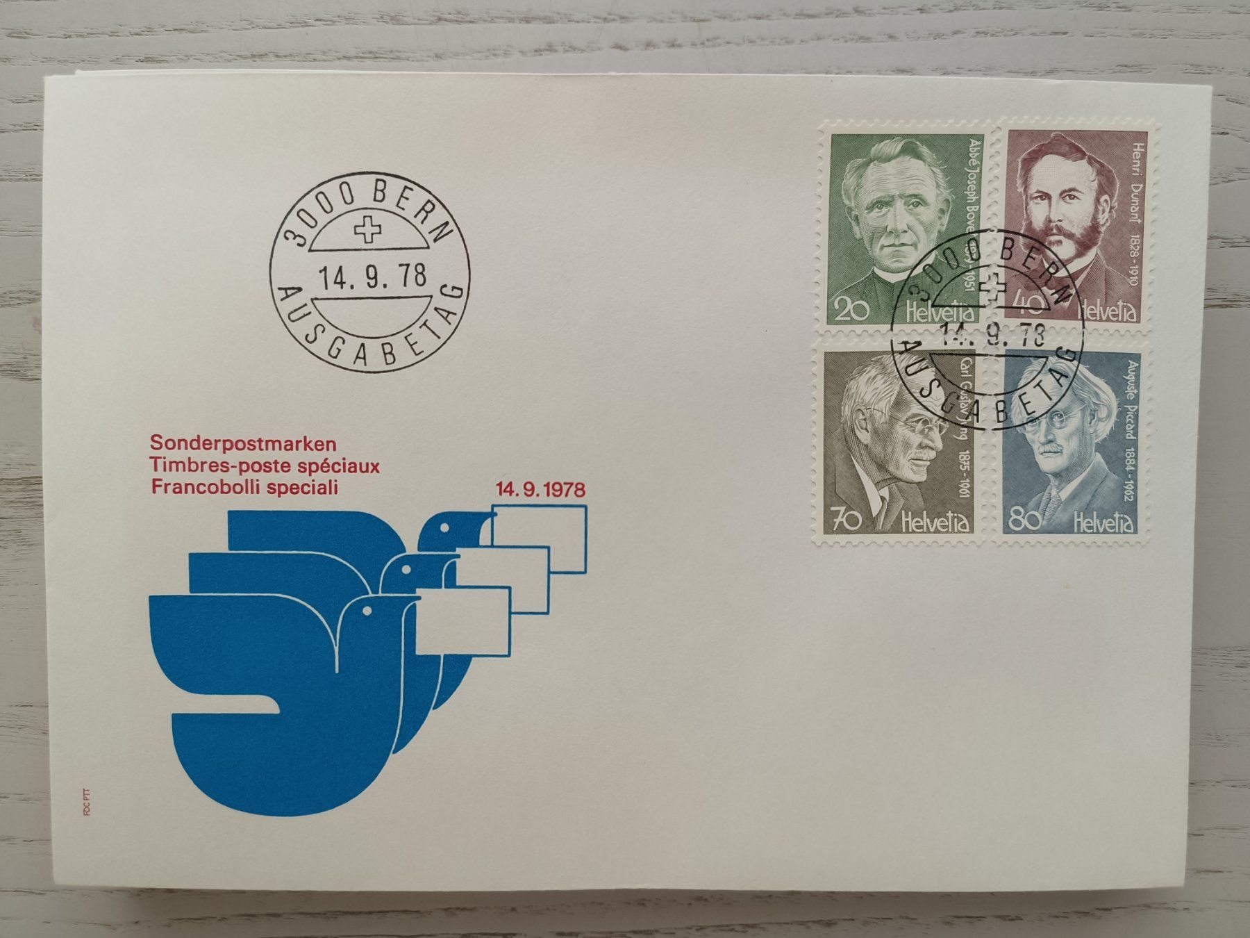 Tous les timbres: 1978 FDC Porträts – D'occasion à Dübendorf par goeggi79