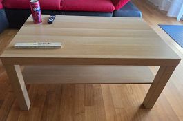Tisch f. Wohnzimmer, 90x55x45.3cm, Eichenfurnier, rechteckig