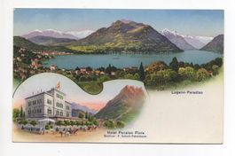 Litho LUGANO-PRADISO Hotel Flora