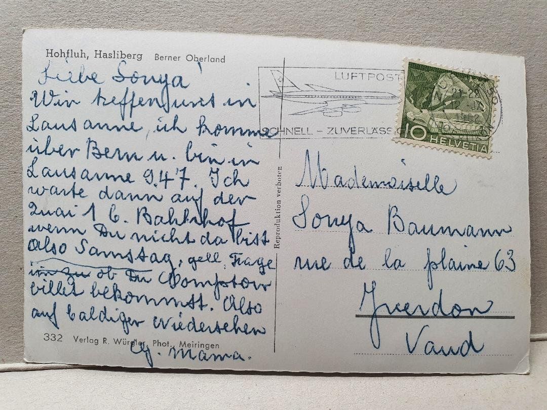 Cartoline postali: GRINDELWALD  -  Viescherhörner  -  1911 – Usato da Delémont venduto da Domdom1 1