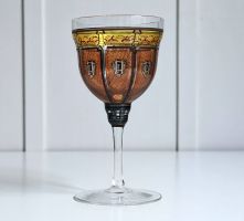 LOBMEYR Wien – Stielglas aus der Kuppelserie, "Hofmuseum"