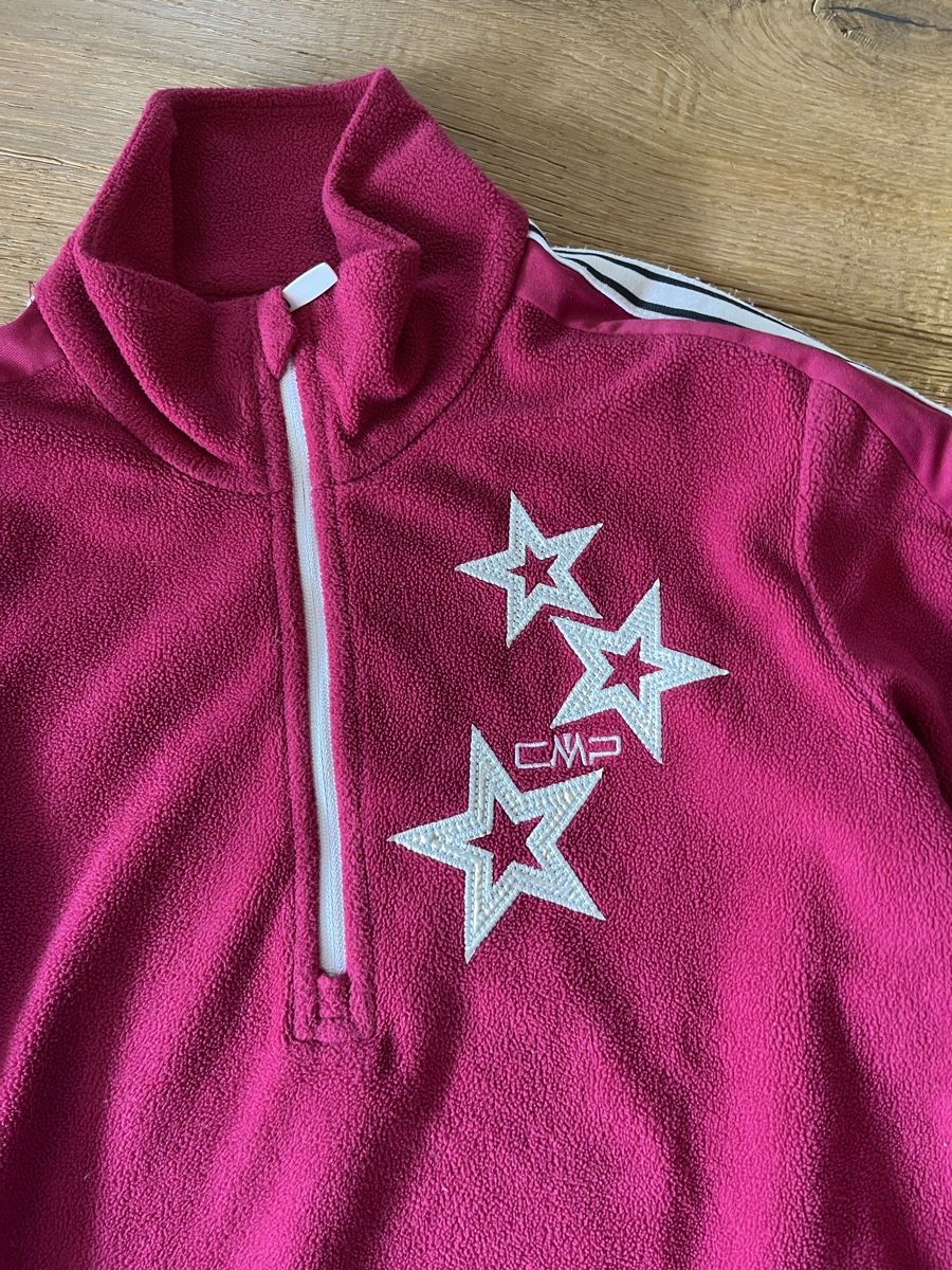 CMP Maglioni & Felpe: Pinker CMP Fleece Pullover mit Sternen, Grösse 152, Top! – Usato da Altdorf UR venduto da Jenny13 3