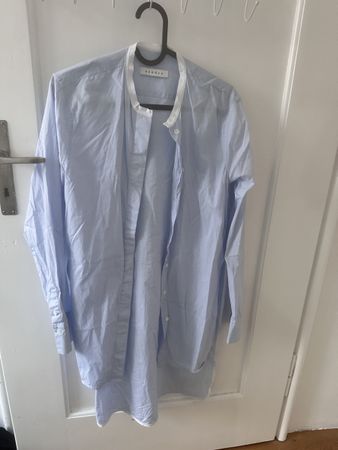 Sandro Damen Hemd hellblau Gr. 1 Top Zustand sommerlich 48