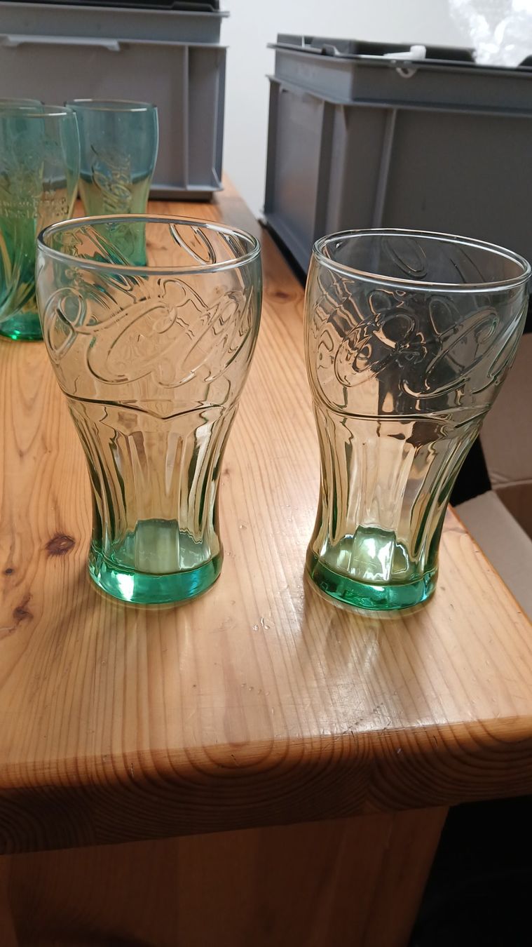 Bicchieri: Lot verres coca cola – Nuovo (secondo la descrizione) da Condémines (Nendaz venduto da Dr.Sub 1