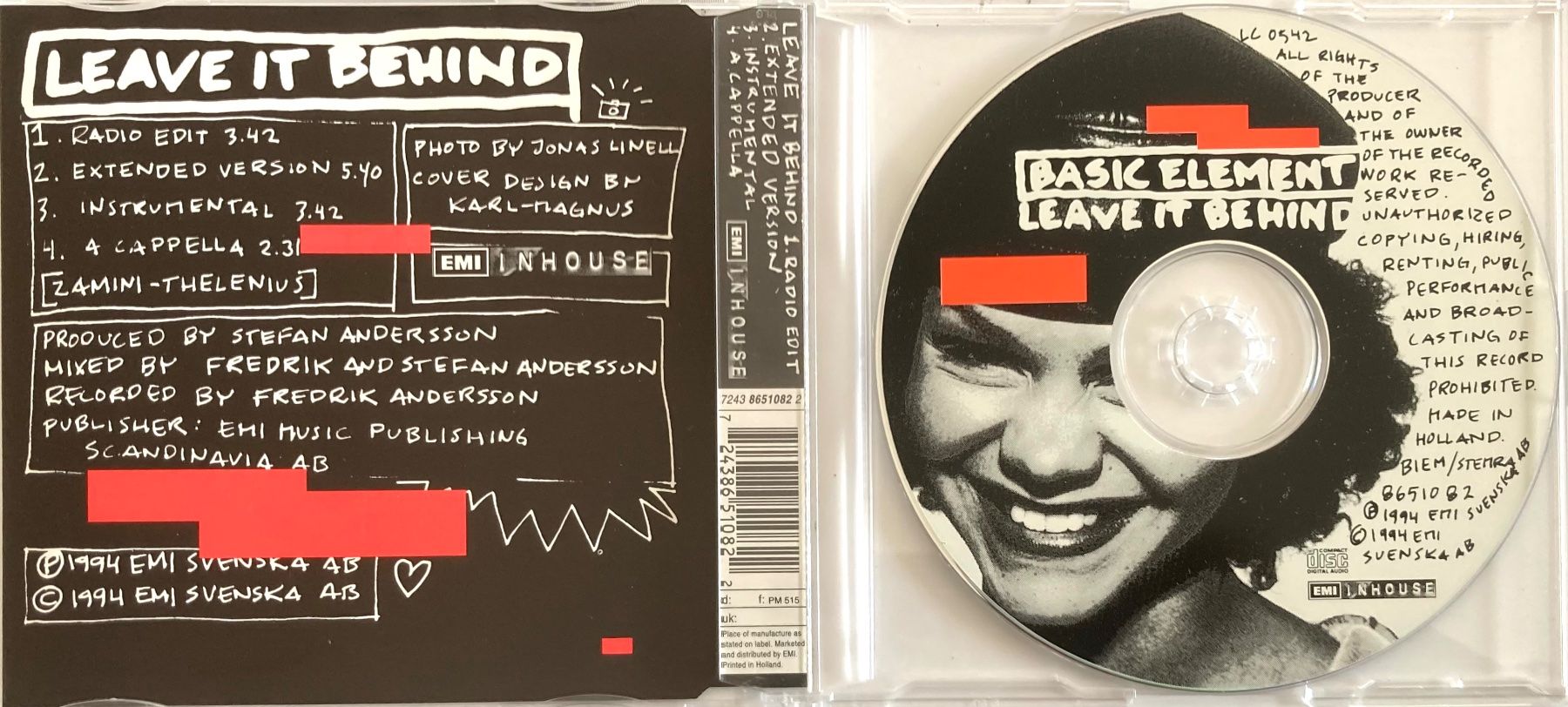 CDs: BASIC ELEMENT - LEAVE IT BEHIND – D'occasion à Poliez-Pittet par Newtown-Records 1