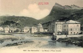 San Bernardino  GR   -  La Moesa e Pizzo Uccello    um 1908