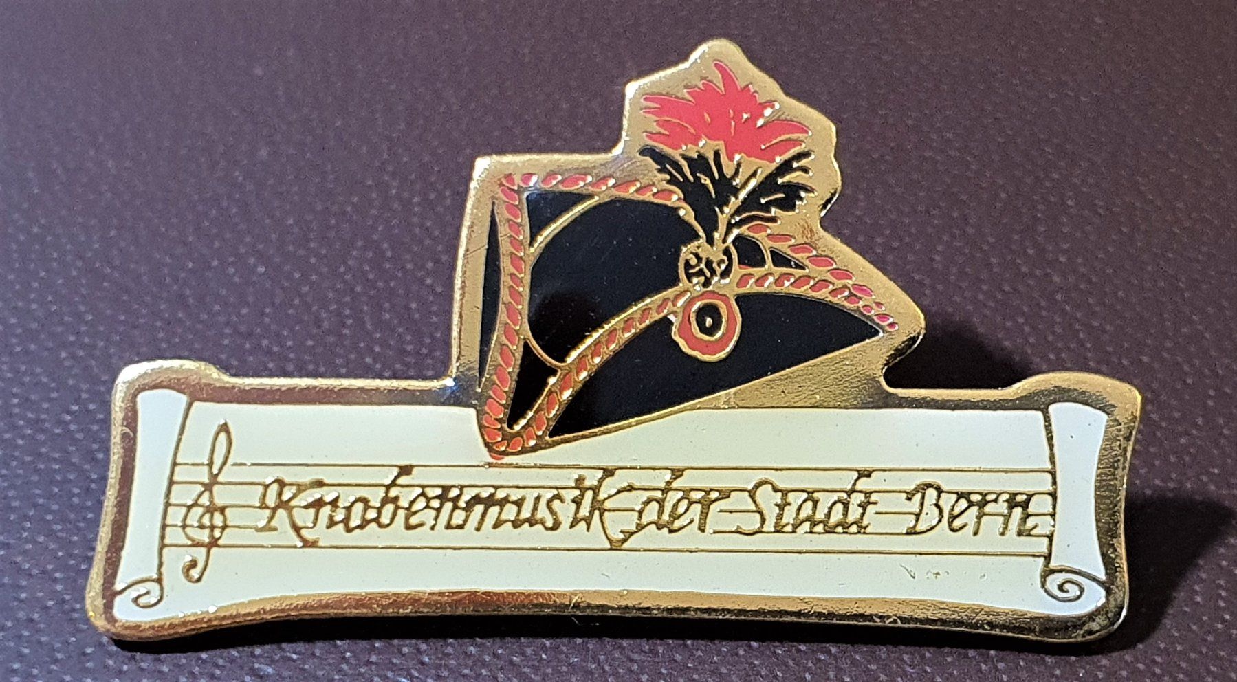 Plaketten & Abzeichen: Q757 - Pin Knabenmusik der Stadt Bern – Gebraucht aus Reinach BL von Boston-Verkauf