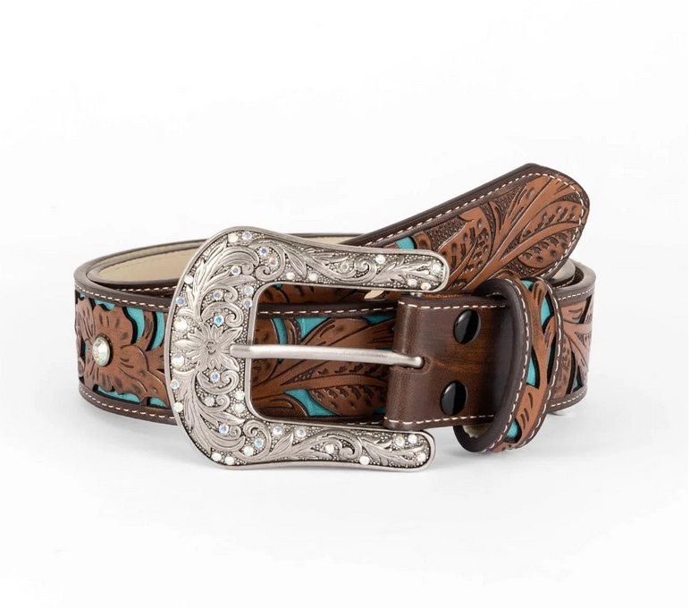 Cinture: Gürtel im Western-Boho-Stil mit Nieten – Nuovo e nell'imballaggio originale da Lausanne venduto da FASHION-WORLD-SHOP