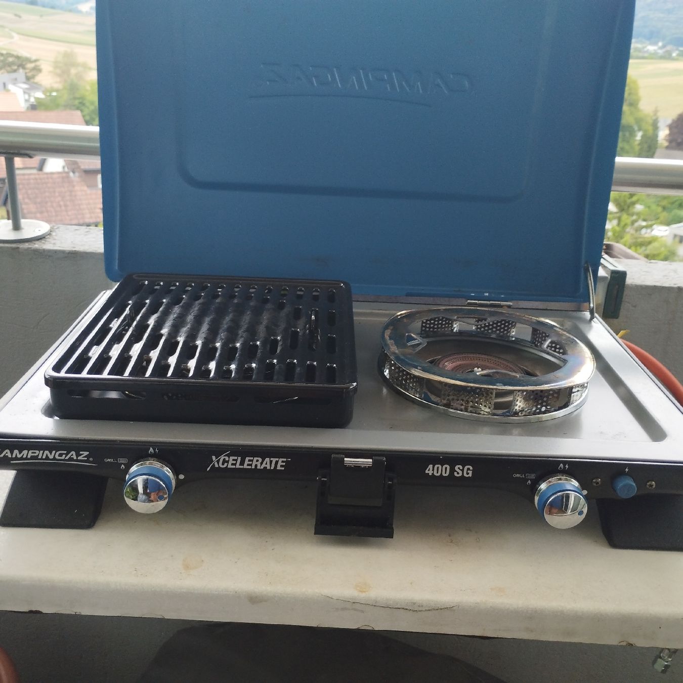 Campingaz Grills: Campingaz Xcelerate 400 SG Kocher mit Grillfunktion – Gebraucht aus Laufen von matze1112 5