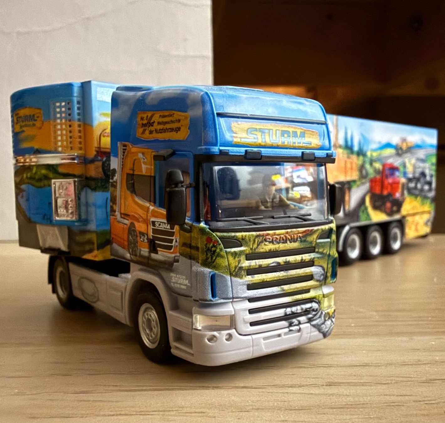 Herpa Modellbausätze & Standmodelle: Herpa Scania Sturm 1/87 – Gebraucht aus Morrens VD von YannD02
