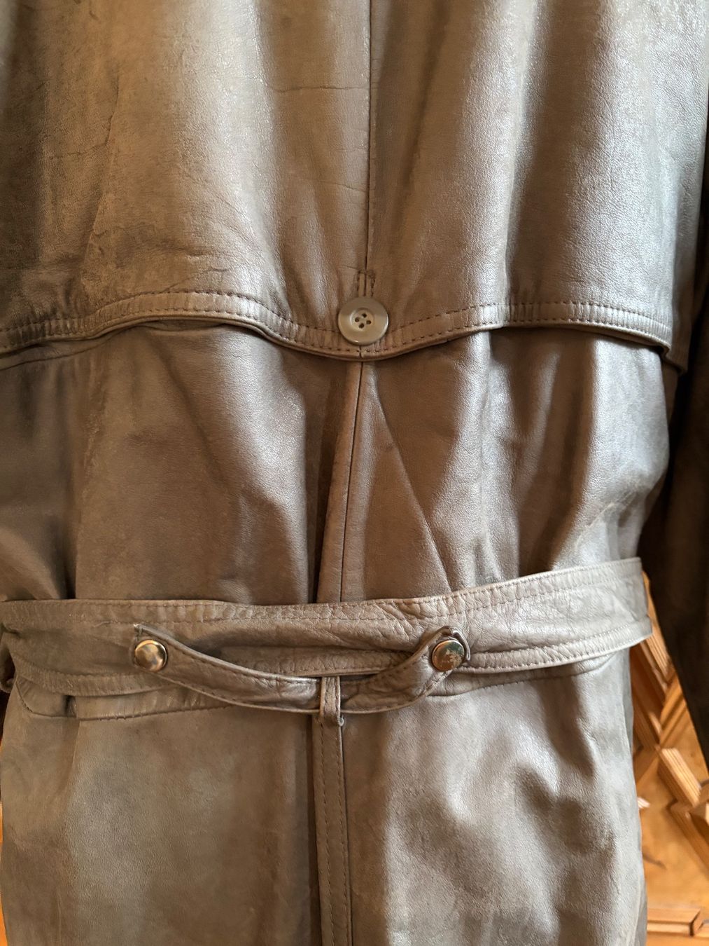 Mäntel: FREY COLLECTION Trenchcoat 100 % Lammleder Größe 48 – Gebraucht aus Interlaken von Bona55 7
