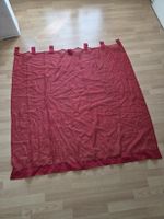 2 Tagesvorhänge rot