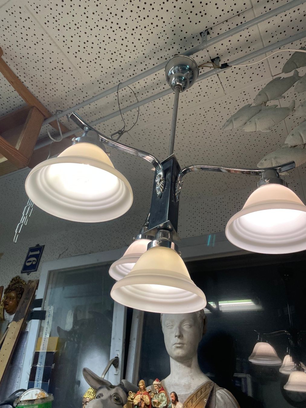 Lampadari & plafoniere: Jugenstil-Deckenlampe – Usato da Forch venduto da ESELSTEIN 7