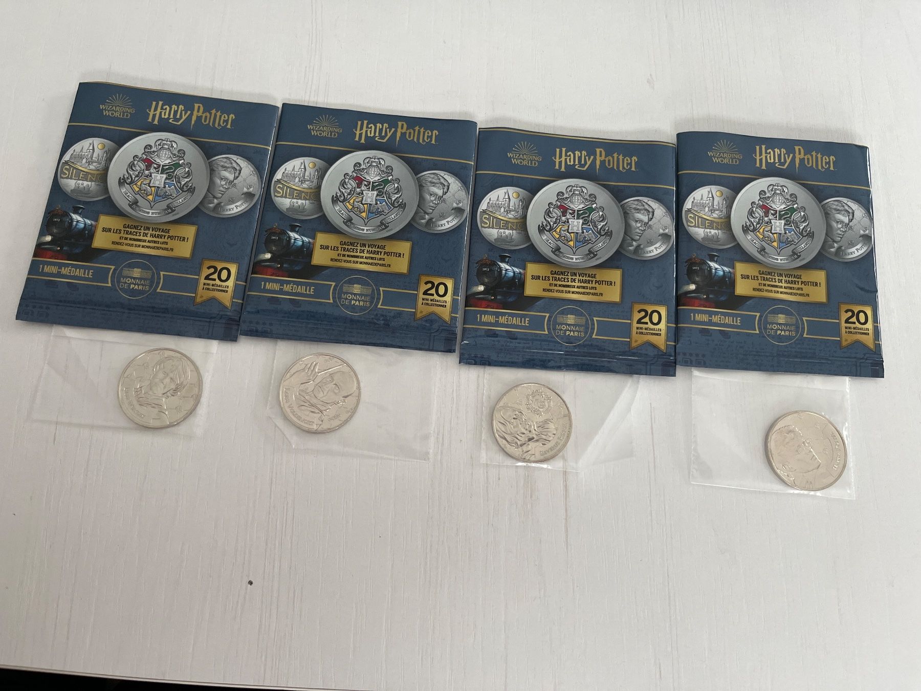 Medaillen: Lot Monnaie de Paris Harry Potter – Gebraucht aus Les Bois von nirina84