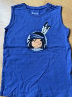 JAKO-O Teägershirt Gr. 116/122 Indianer blau Sommershirt Top