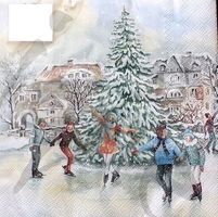 Serviette a day on ice (1192) 2Stk.