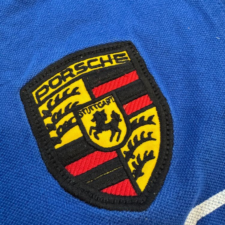 Ralph Lauren Magliette Polo: La Martina Porsche Stuttgart blue polo Ralph lauren retro – Usato da Rheinfelden venduto da sourced_limited 3
