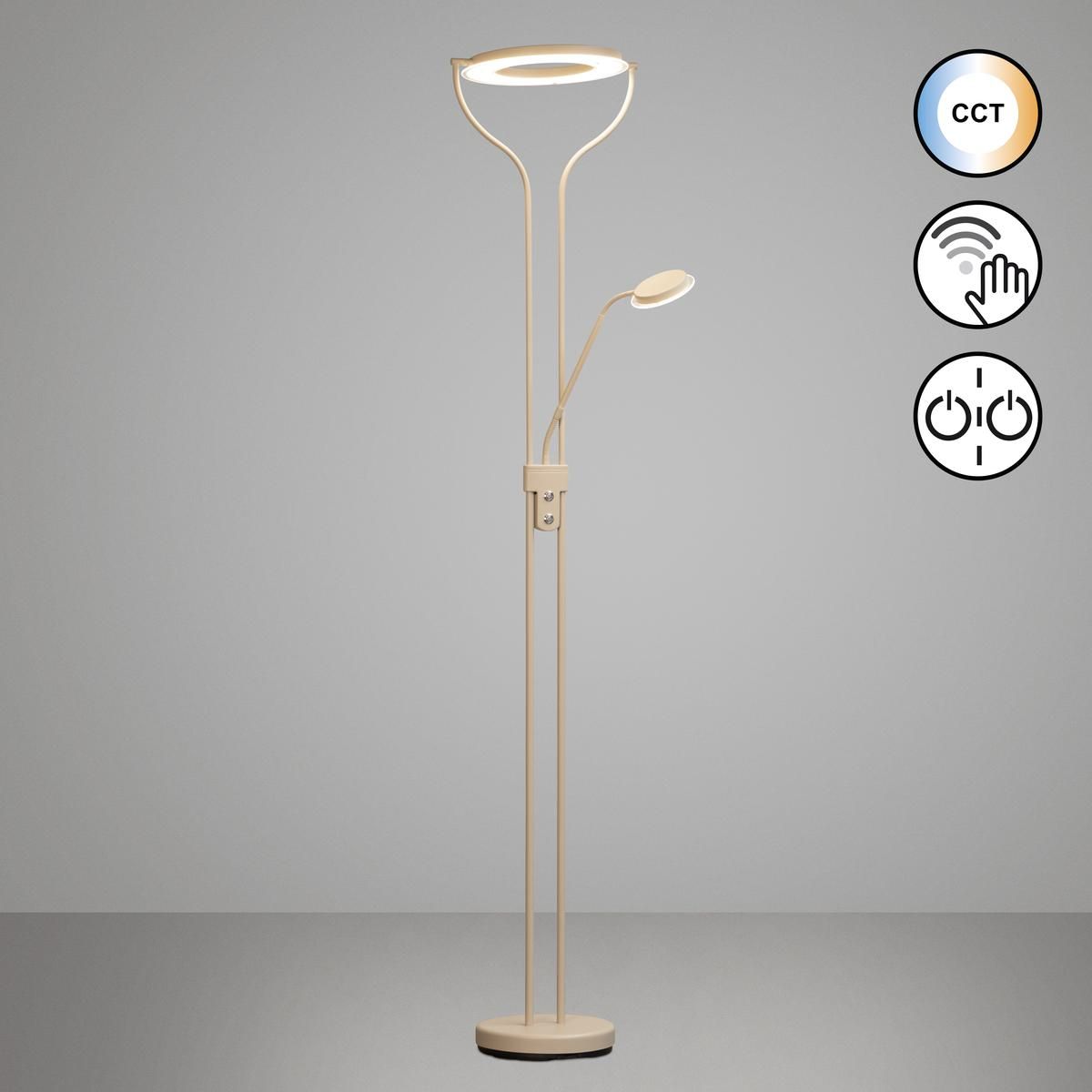 Lampade: LED Stehleuchte, Sand, CCT, 180 cm Höhe – Nuovo (secondo la descrizione) da Kreuzlingen venduto da Smart-Light