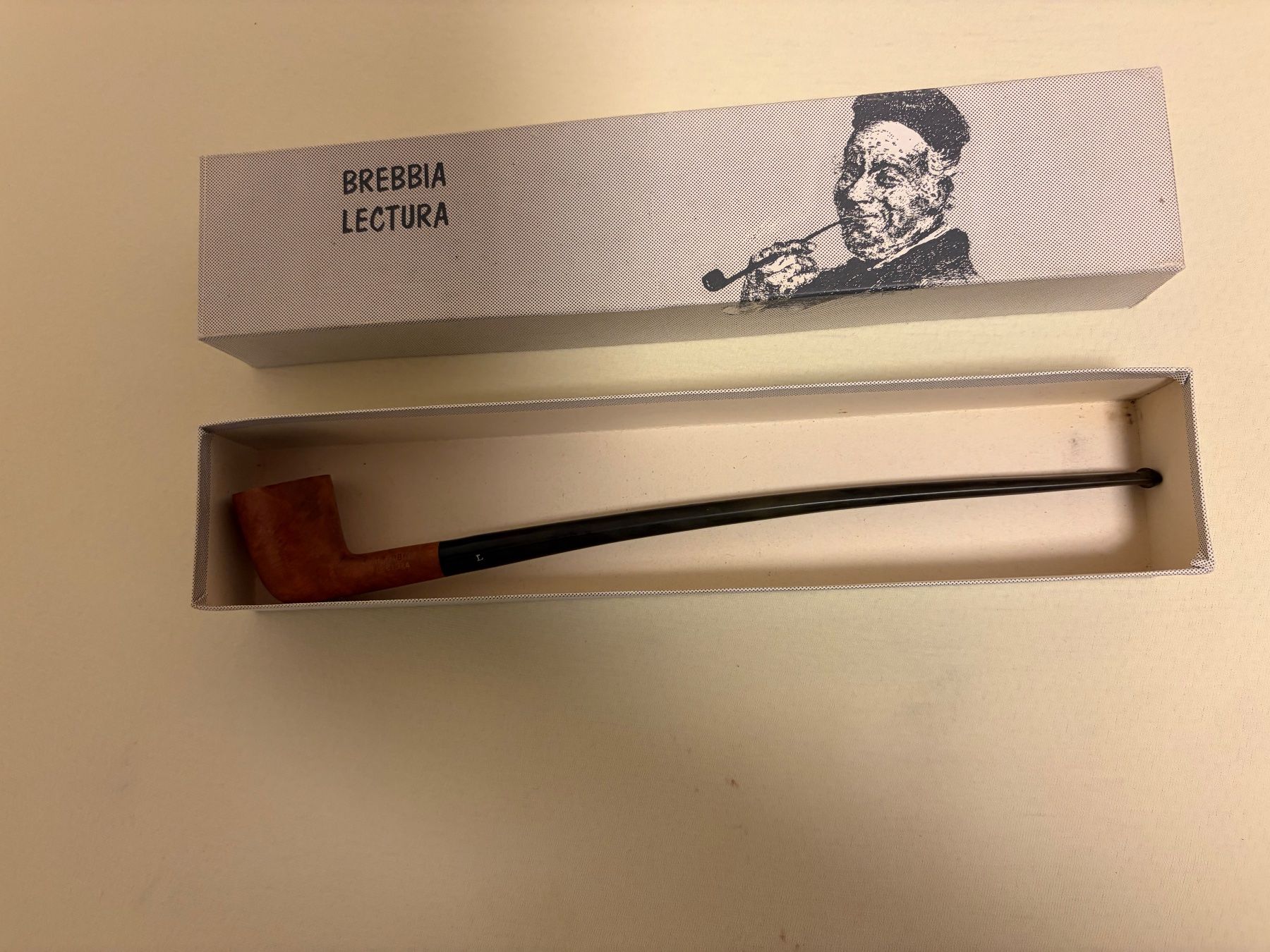 Pipe & Accessori: Pfeife Brebbia Lectura mit Originalbox gebraucht – Usato da Zürich venduto da Fortunalis
