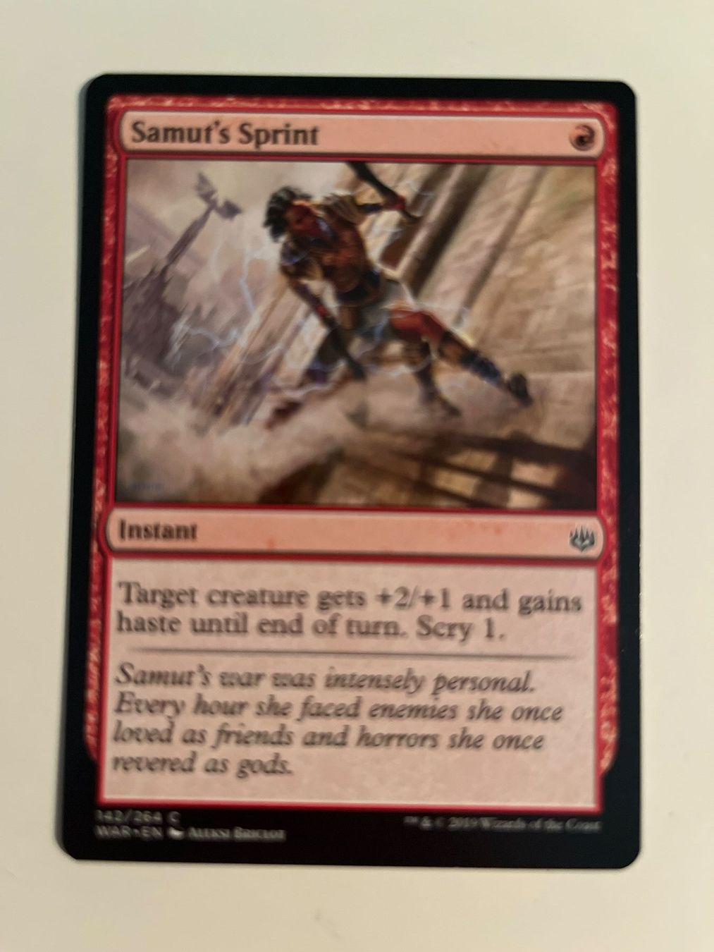Magic The Gathering Sammelbilder & Trading cards: 1 x Samut's Sprint - Magic: The Gathering - MtG – Gebraucht aus Kriens von Shadi1980