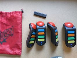 4 Buzz Controller Set Wireless Sony PS2 PS3 mit Dongle