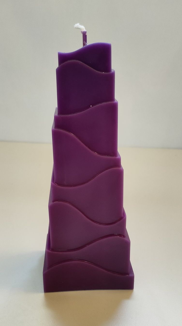 Kerzen: Kerze Zuckerhut violett – Neu (gemäss Beschreibung) aus Rothrist von GIWALD 2