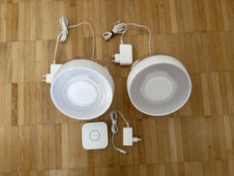 Philips hue Set: 2x Iris weiss + Bridge