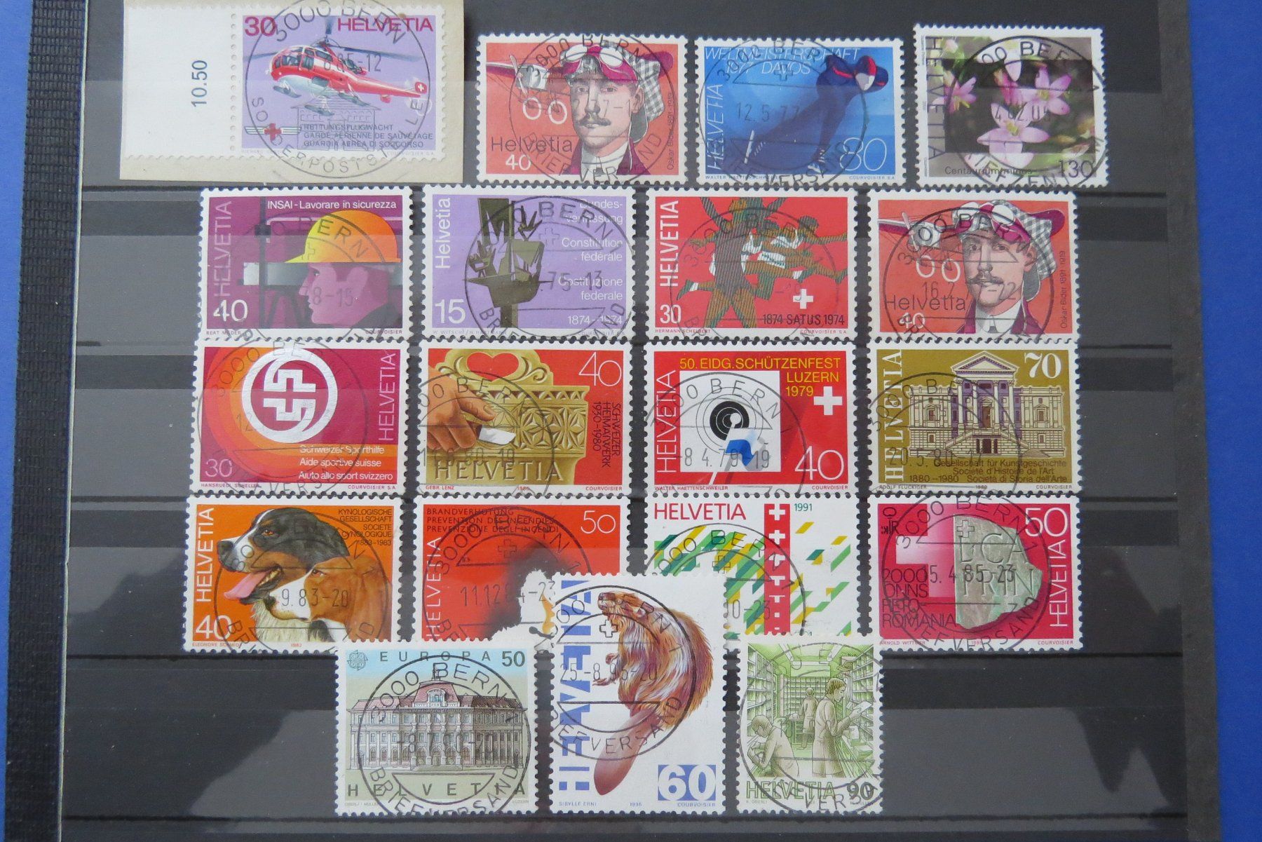 Tutti i francobolli: Lot Werbemarken mit Vollstempel BERN – Usato da Brunnen venduto da Kumari