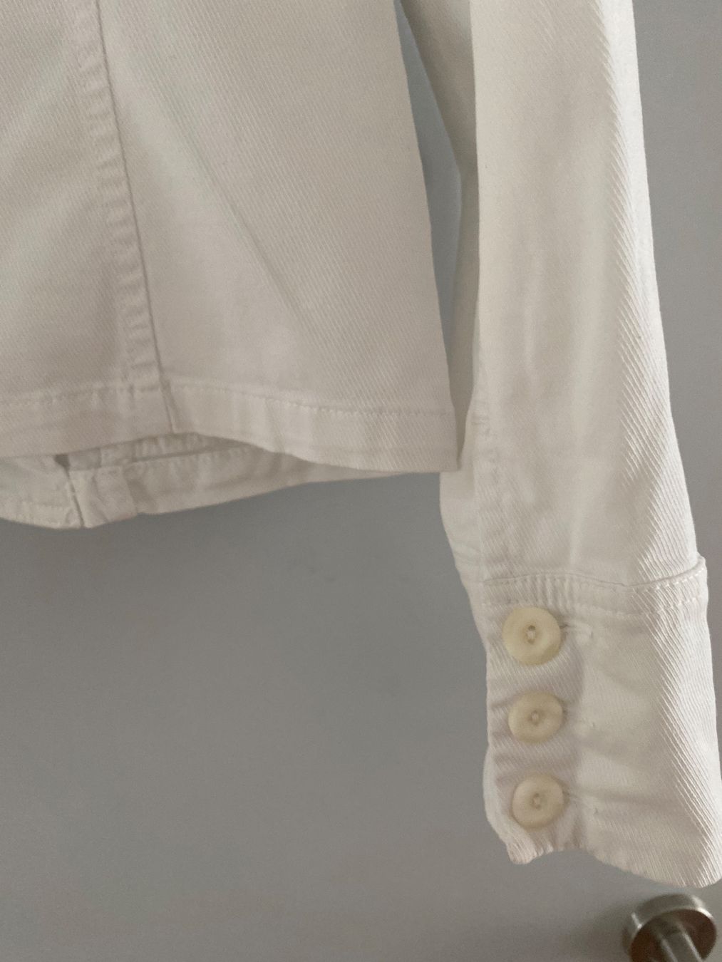 Bershka Giacche: Jeans Jacke Grösse L weiss – Usato da Glattbrugg venduto da riseca 6