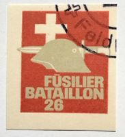 Soldatenmarke 2.WK,  Füsilierbatallion 26, geschn, Wi 265