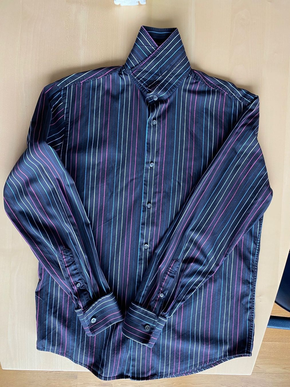 Mexx Camicie: MEXX - liniertes Herrenhemd, Grösse S – Usato da Meisterschwanden venduto da Lapins2019