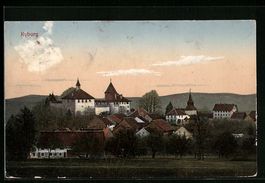 AK Kyburg, Teilansicht des Ortes, 1914