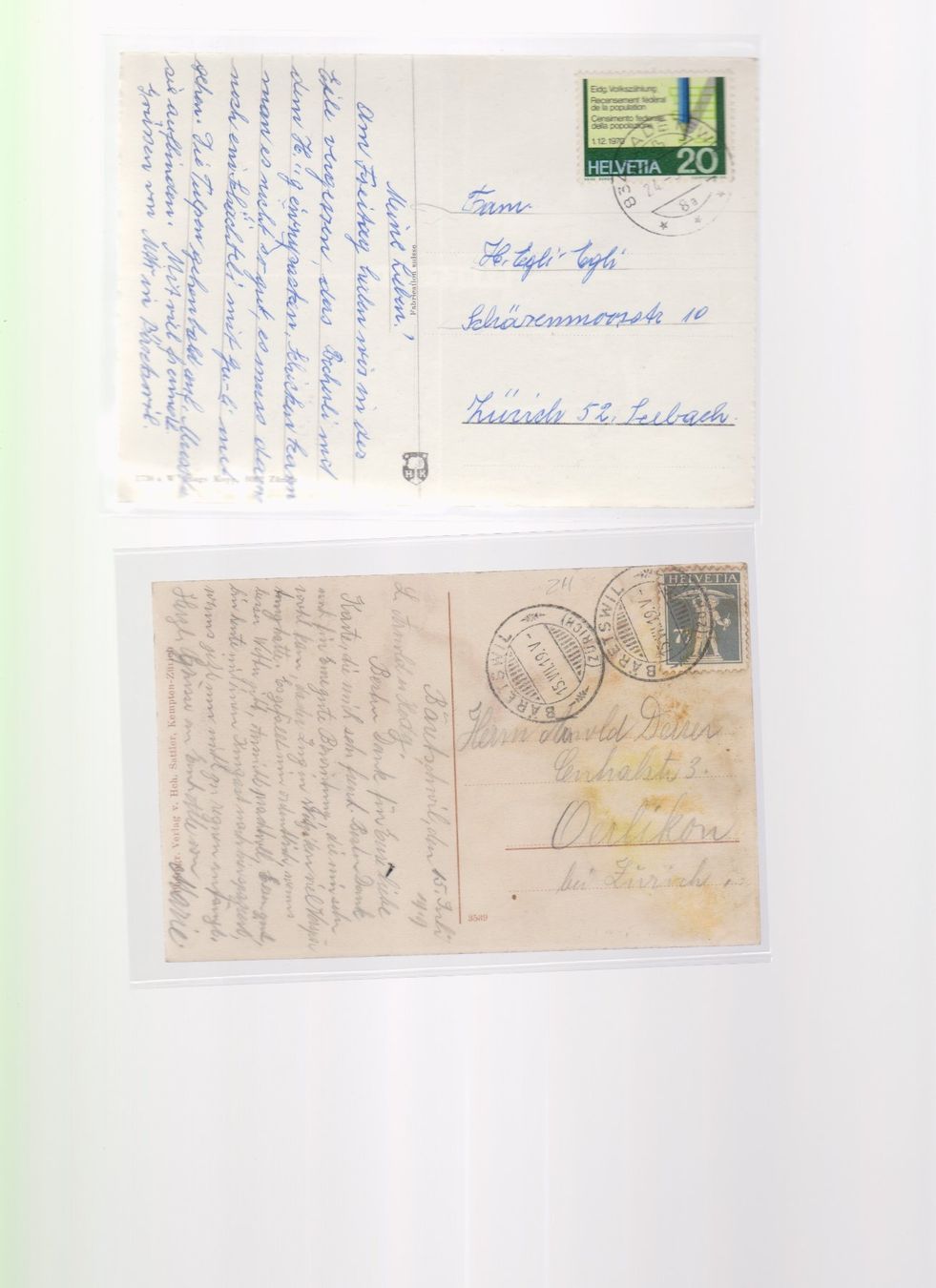 Cartoline postali: Bäretswil  ZH   -   3 alte Ansichtskarten – Usato da Vitznau venduto da Ropaku 3