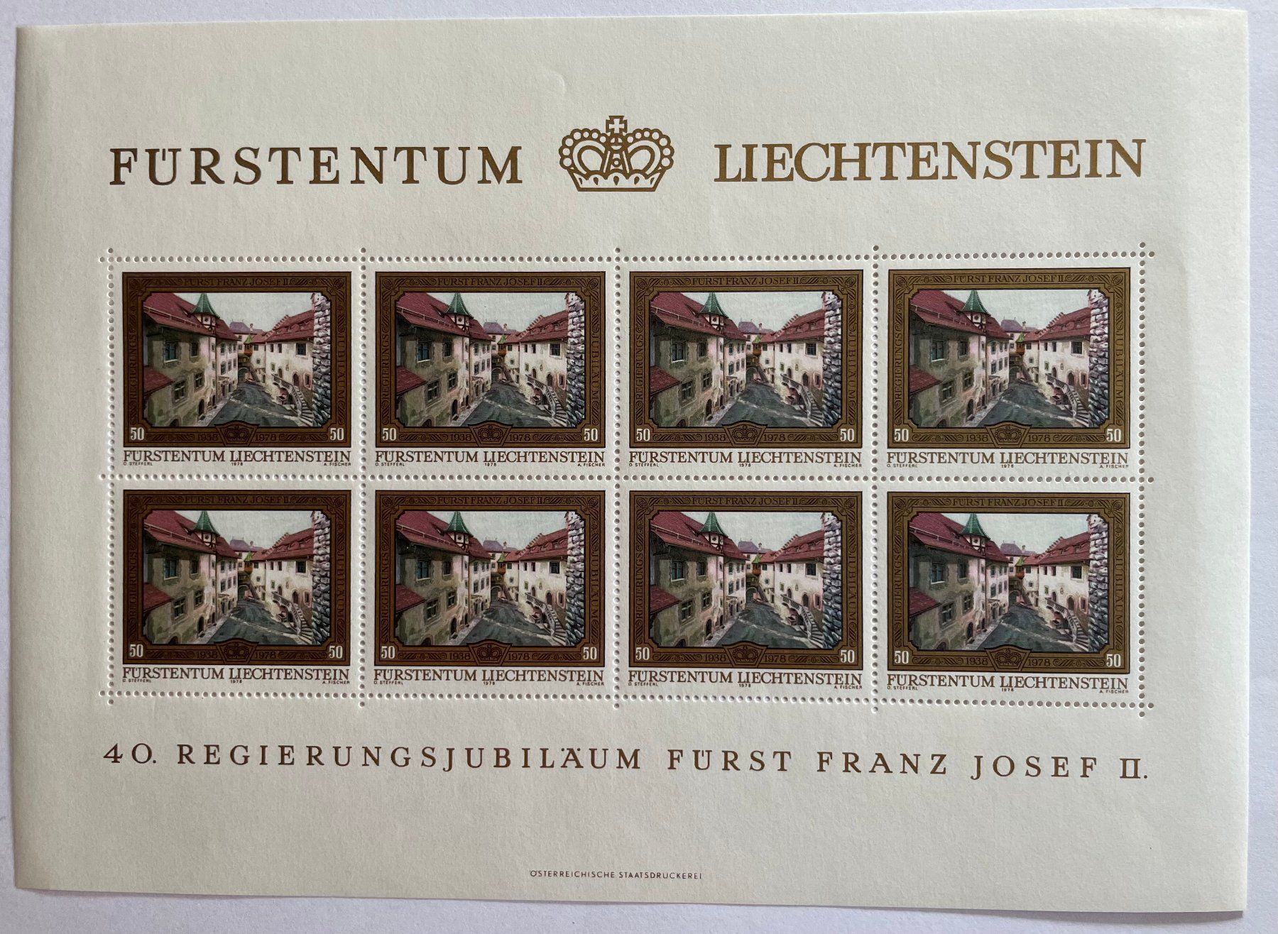 Alle Briefmarken: Liechtenstein Kleinbogen-Satz 1978 ** – Neu (gemäss Beschreibung) aus Davos Platz von StephGla 1