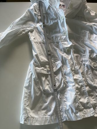 Weisse Übergangsjacke von Nulu, Grösse L - Top Zustand!
