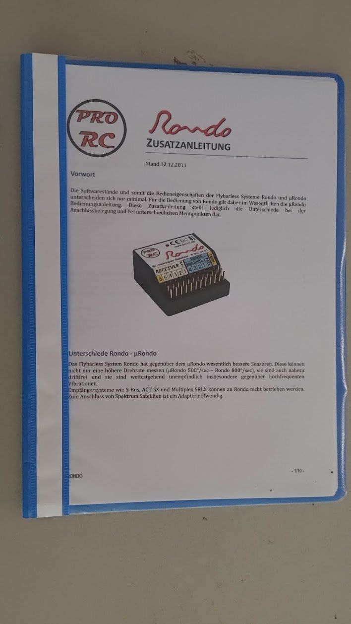 Modellismo RC: Flybarless Rondo von Pro Rc. – Usato da Lützelflüh-Goldb venduto da alb_d9cx 2