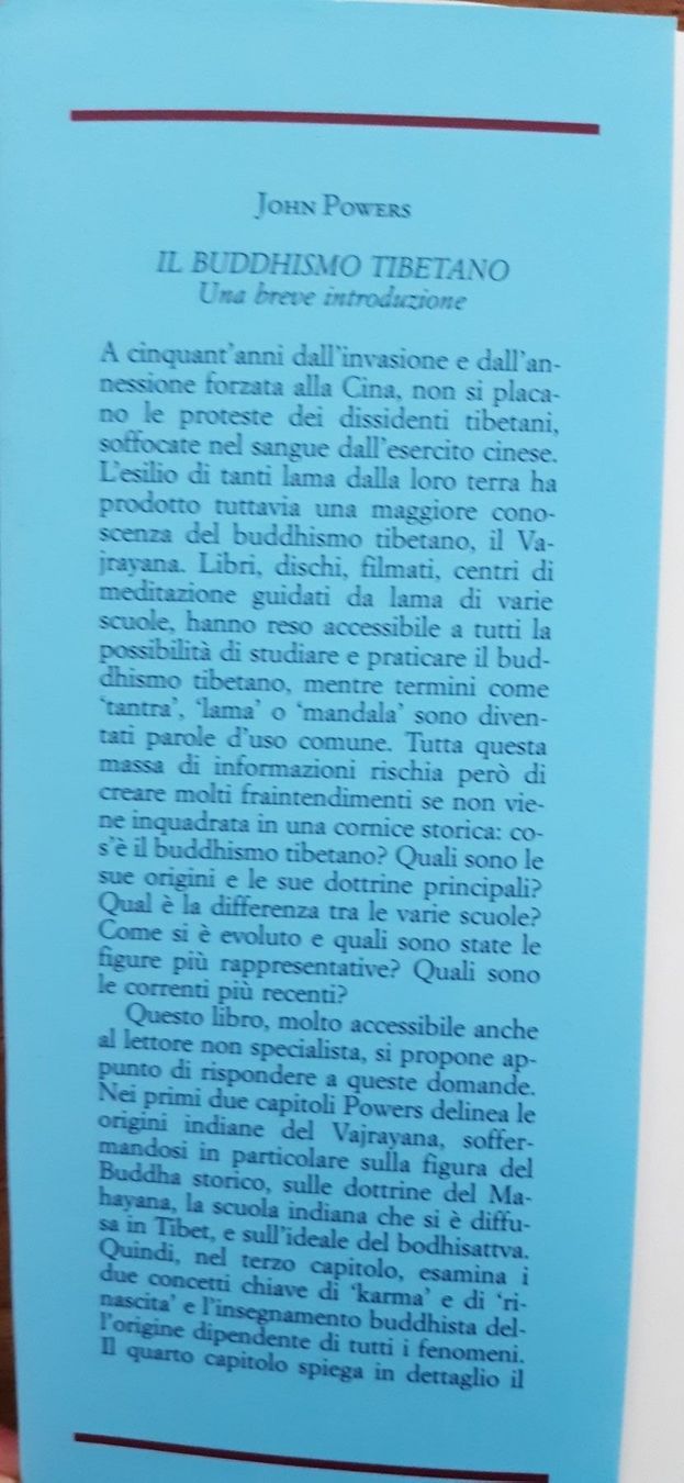 Libri: Il buddhismo tibetano - John Powers – Nuovo e nell'imballaggio originale da Bellinzona venduto da gab_t52k 1