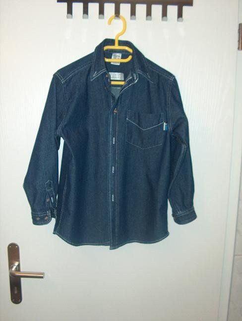 Chemises, T-shirts & Polos: Neuw. Jeans-Hemd - blau - Gr. 126 – Neuf (Voir description) à Uznach par Laeuffer
