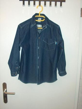 Neuw. Jeans-Hemd - blau - Gr. 126