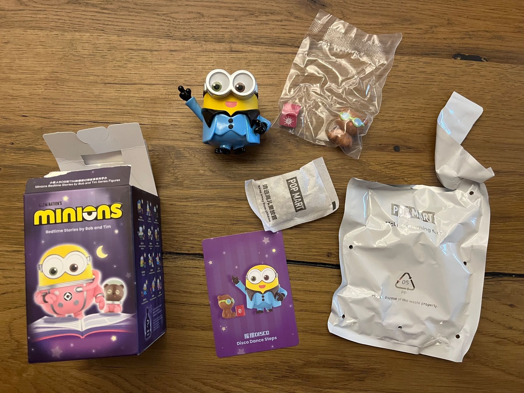 Pop Mart Figuren: Pop Mart Minions Bedtime Stories Figur Disco Dance Steps – Neu (gemäss Beschreibung) aus Basel von elfeli81