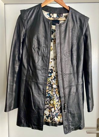 Damen Mantel 100% Leder